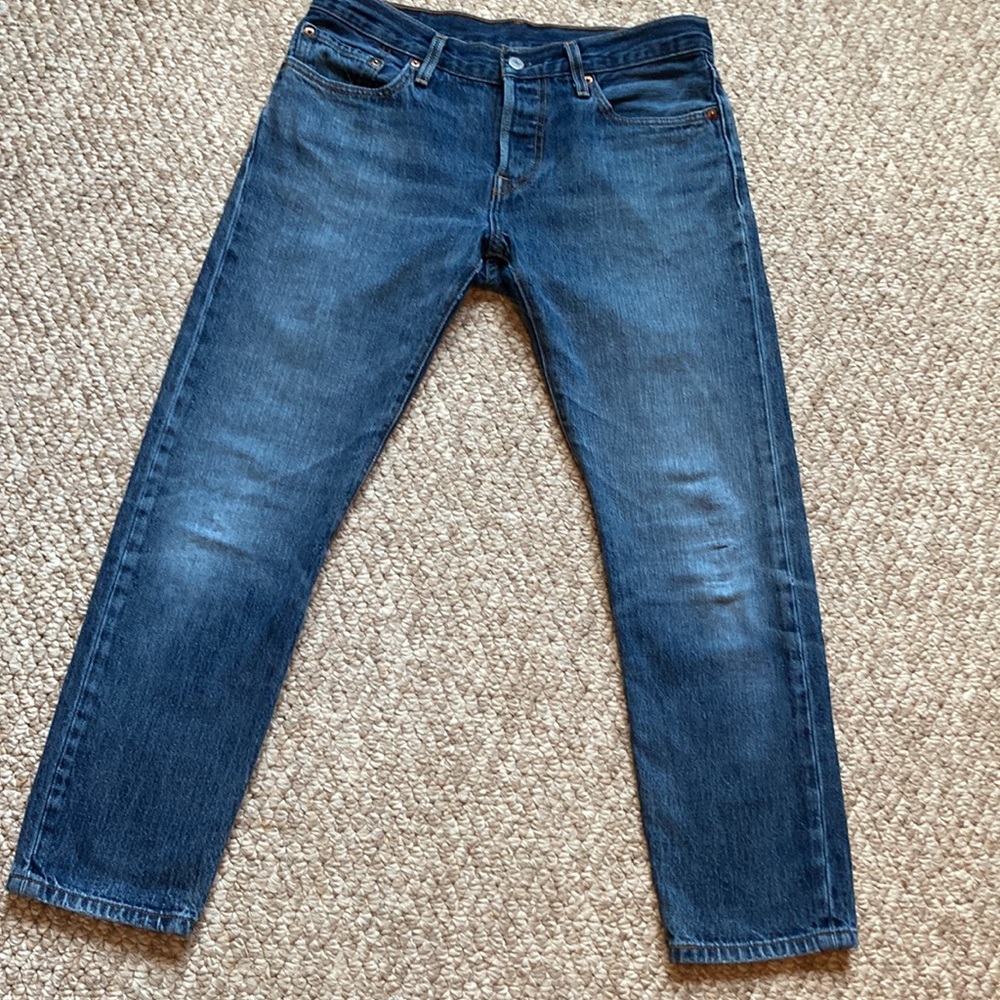 501 Levi’s , W 26, inseam 27”, button fly